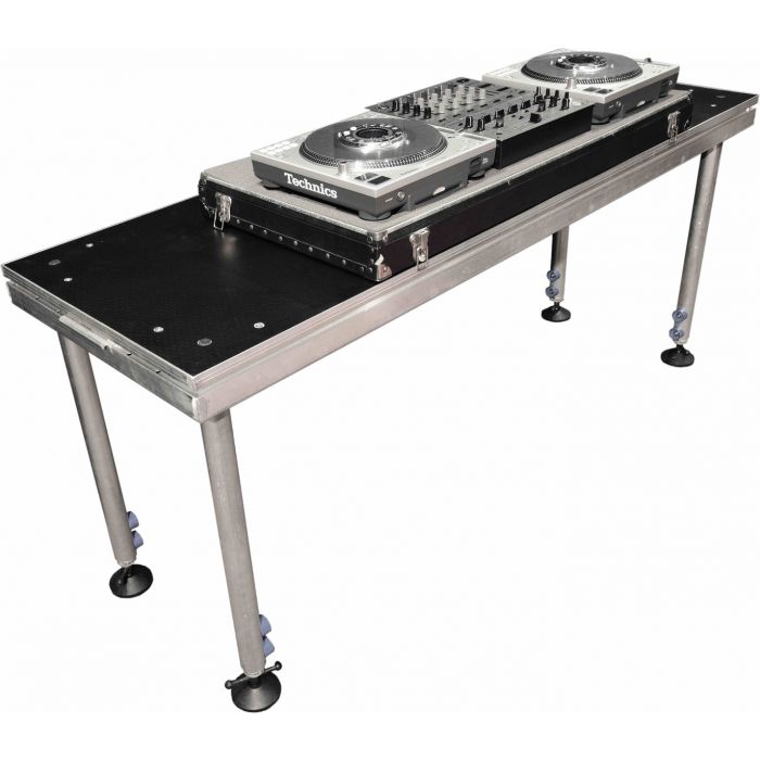 DJ TABLE/ Portable stage panel 60cm x 183cm size, 80cm to 140cm