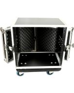 Case To Go 10RU Effects 19" rack mount case with castors