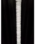 WHITE Elastic pipe cover / sock for uprights