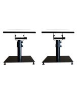 PAIR OF TABLE TOP MONITOR STAND WITH BASE PLATE 