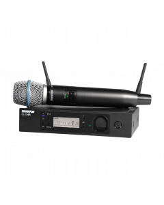 SHURE GLXD24R+ BETA87A WIRELESS DIGITAL HANDHELD SYSTEM: 2.4GHZ and 5.8GHz- Rack mountable