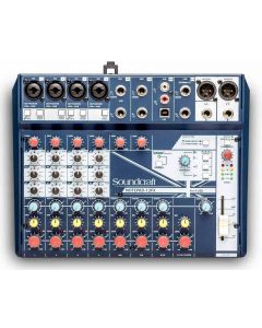 SOUNDCRAFT NOTEPAD-12FX SMALL-FORMAT ANALOG MIXING CONSOLE WITH USB I/O AND LEXICON EFFECTS