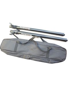 2x M20 Subwoofer / speaker extension rod / pole with bag - adjustable height