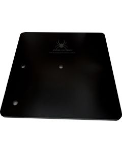 300mm x 300mm x 10mm Base plate with spigot for Pipe and Drape System