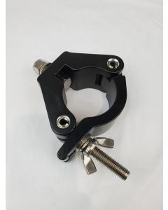 60mm CLAMP BLACK- ALUMINIUM COUPLER SUIT 58-61MM TRUSS / PIPE TUV LOAD RATED 750KG