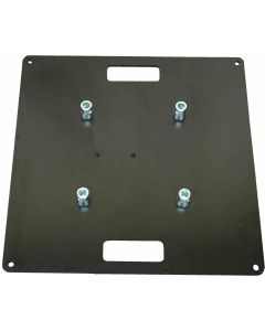 BLACK - 600 x 600 Steel base plate / top plate for 290 box or 290 tri-truss 