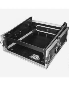 CaseToGo 19" 3U amp / 12RU mixer slanted flight road case