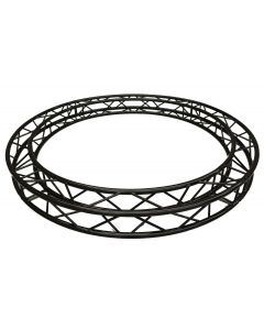 BLACK Circular truss - 4m in diameter 290mm aluminium BOX-truss