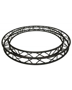 BLACK Circular truss - 2m in diameter 290mm aluminium BOX-truss