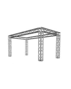Truss stand - 3.5m high x 6m wide x4m deep four way 290mm box truss