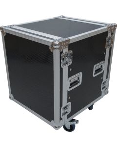 CaseToGo 12RU Spaces 19" rack SHOCK PROOF mount case with castors