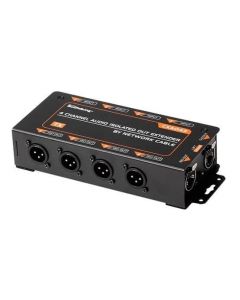 Soundking CXA043 4-channel audio isolated extender via Cat5 Cat6 cable
