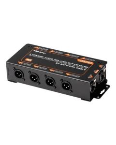 Soundking CXA044 4-channel audio isolated extender via Cat5 Cat6 cable