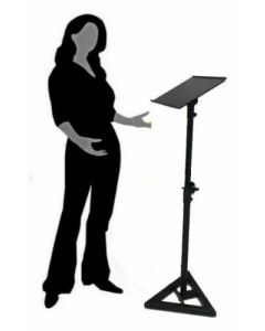 Portable Menu Holder Guestbook School Speaking Stand Podium Lectern (no additional tray)