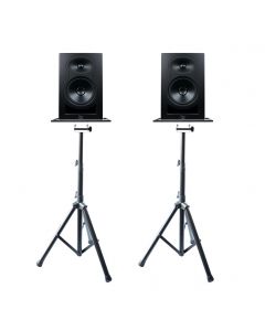 Kali Audio LP6 6″ 2ND WAVE Studio Monitor Pair with Tripod Monitor Stands