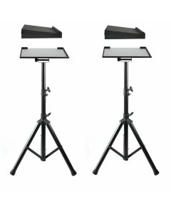 SOUNDKING TRIPOD MONITOR STANDS, TILTABLE AND HEIGHT ADJUSTABLE (PAIR)