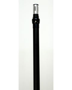 1.8m - 3m BLACK Pipe and Drape Telescopic upright - minimum height 1.8m - maximum height 3m