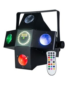 EVENT LIGHTING DARKSTAR2 - 2-IN-1 EFFECT (FAT BEAM + WHITE STROBE) WITH REMOTE