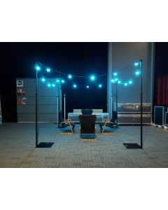 1x FESTOON LIGHTS TELESCOPIC UPRIGHT STAND, TELESCOPIC UPRIGHT ADJUSTABLE FROM 1.8M TO 3M