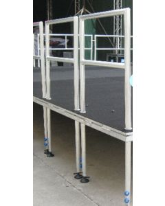 2m guard rail for portable stage