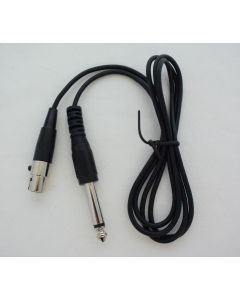 GUITAR / INSTRUMENT CABLE TO SUIT AKG, PASGAO WIRELESS BELTPACK TRANSMITTERS