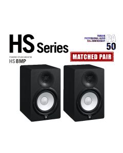 YAMAHA HS8-MP Limited Edition Matched Pair 8" ACTIVE STUDIO MONITORS (PAIR)