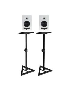 KALI AUDIO LP-6 6.5"2ND WAVE 2-WAY ACTIVE STUDIO MONITOR PAIR WHITE PLUS  DB039 STANDS