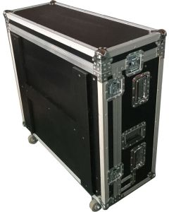 Mixer case with dog box and wheels - fits Midas M32 or similar