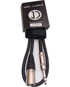 10m Male XLR to TRS (Stereo) 6.35mm jack signal cable - MXTRS