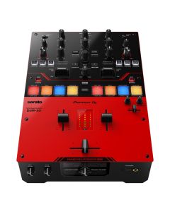 Pioneer DJ DJM-S5 Scratch-style 2-channel DJ mixer (gloss red)