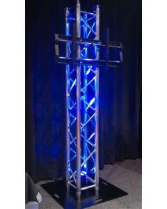 Box truss Plasma Screen Stand package with plasma bracket, with 900mm base plate