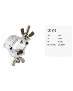 Clamp - Mini coupler fits 18-21mm Truss webbing / tubing / pipe TUV Load rated 10kg