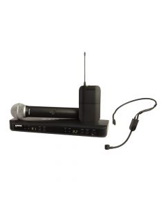 SHURE BLX1288/31 WIRELESS DUAL MIC SYSTEM, HEADSET AND HANDHELD
