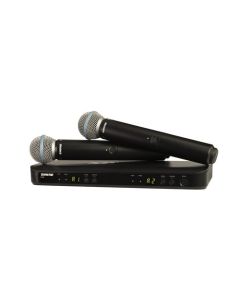 SHURE BLX288/B58 DUAL CHANNEL HANDHELD WIRELESS SYSTEM