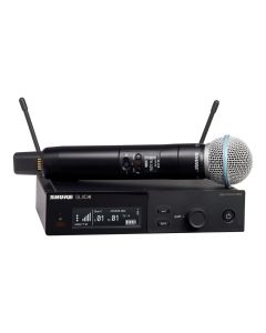 Shure SLX-D System with SLXD2/Beta58 Handheld Transmitter and SLXD4 Digital Wireless Receiver