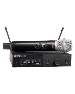 Shure SLX-D System with SLXD2/Beta87 Handheld Transmitter and SLXD4 Digital Wireless Receiver