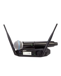 Shure GLXD24+ BETA58 Wireless Digital Handheld System: 2.4GHz and 5.8GHz
