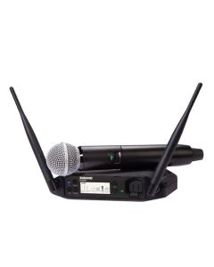 SHURE GLXD24+ SM58 WIRELESS DIGITAL HANDHELD SYSTEM: 2.4GH and 5.8GHz