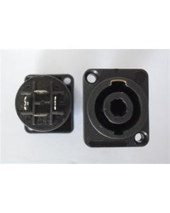 4 pole speakon speaker connector, female chassis SP010(2,4P)