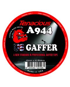 Tenacious A944 Heavy Duty Gaffer Tape BLACK 48mm X 40m (equivalent to 357)