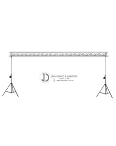 TRI Truss stand - 6m 290mm Tri truss Heavy duty winch up lighting truss 