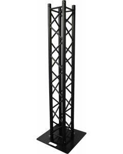 Box Truss Black upright stand - box truss stand package, 600mm base plate