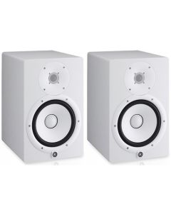 YAMAHA HS8W 8" ACTIVE STUDIO MONITORS WHITE (PAIR)