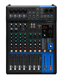 YAMAHA MG10XUF 10-CHANNEL MIXING CONSOLE WITH USB AND FADERS