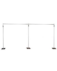 3m x 6m wide Aluminium Pipe and Drape support system / Wedding Event backdrop - 3m max height