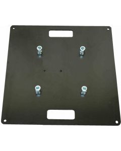 BLACK - 600 x 600 Steel base plate / top plate for 290 box or 290 tri-truss 