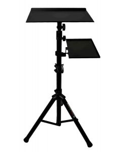 Laptop Projector Tripod Stand Height & Tilt Removable Tray + Carry Bag + additional tray