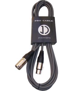 DMX cable, 3pin FXLR / 3pin MXLR lengths from 0.5m to 20m