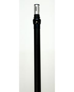 1.8m - 3m BLACK Pipe and Drape Telescopic upright - minimum height 1.8m - maximum height 3m