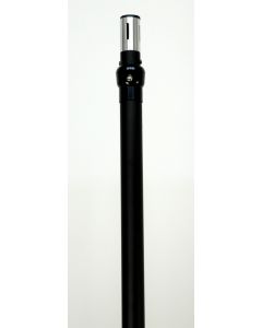1.5m - 2.4m BLACK Pipe and Drape Telescopic upright - minimum height 1.5m - maximum height 2.4m 
